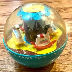 FISHER PRICE Vintage Roly Poly 1966 Chime Ball Toy